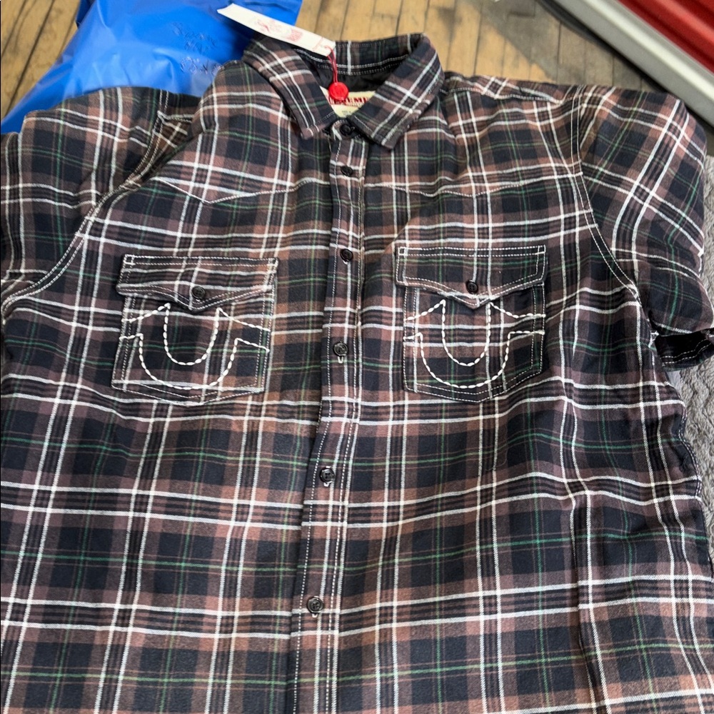 Supreme True religion, quilted flannel (size extra large )new in bag - Picture 12 of 14
